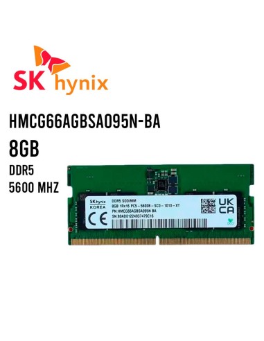 MEMORIA SODIMM SK HYNIX 8GB/5600MHZ ( HMCG66AGBSA095N-BA ) OEM