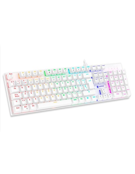 KIT TECLADO Y MOUSE ANTRYX GC-3100 WHITE SWITCH BLUE (AGC-3100WBL-SP)