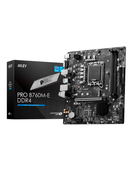 MAINBOARD MSI PRO B760M-E DDR4  (911-7D48-049) LGA 1700