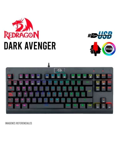 TECLADO GAMER REDRAGON DARK