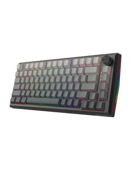 TECLADO GAMER REDRAGON PENUMBRA PRO (K687GG-RGB-PRO) WIRELES- BT- USB-C| SWITCH LION L|ALUMINIO/BLACK| LED RGB