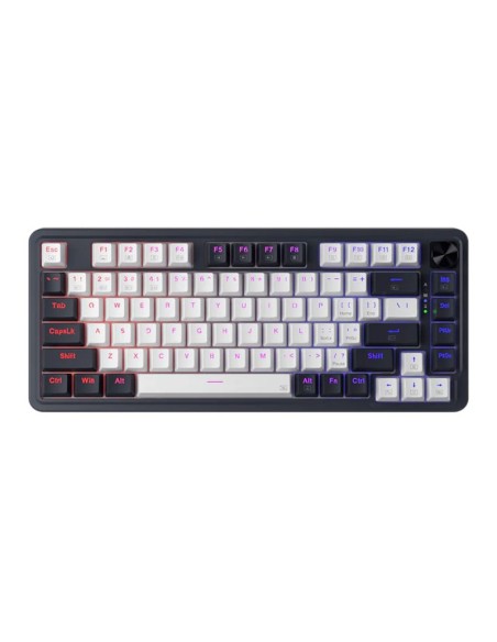TECLADO GAMER REDRAGON UCAL PRO ( K673WB-RGB-PRO )  WIRELESS - BT - USB-C | SWITCH RED | WHITE/BLACK | LED-RGB