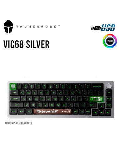 TECLADO GAMER THUNDEROBOT VIC68