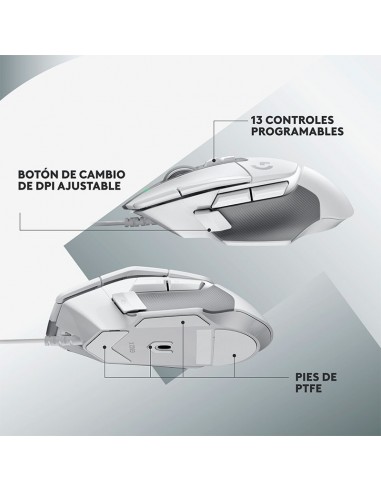 MOUSE GAMER LOGITECH G502 X (910-006144) SENSOR...