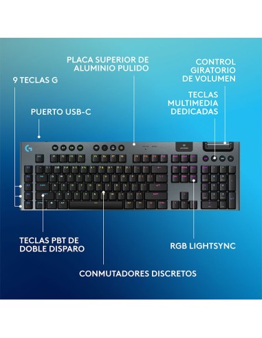 TECLADO GAMER LOGITECH G915 X LIGHTSPEED (...