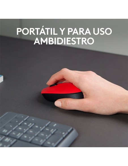 MOUSE LOGITECH M170 ( 910-004941 ) WIRELESS | RED