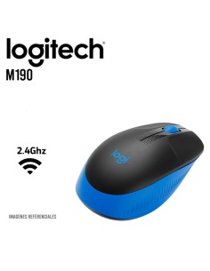 MOUSE LOGITECH M190 (910-005903) WIRELESS FULL-SIZE BLUE