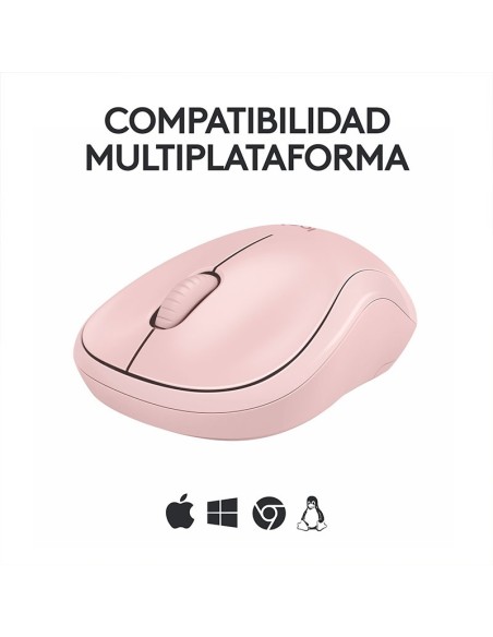 MOUSE LOGITECH M240 SILENT ROSE ( 910-007117 ) WIRELESS/BLUETOOTH