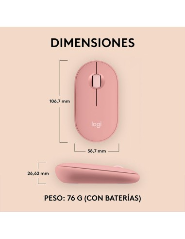 MOUSE LOGITECH PEBBLE 2 M350S ( 910-007048 )...