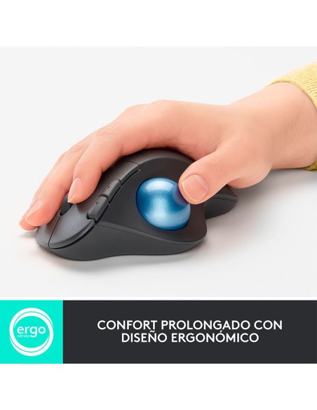 MOUSE LOGITECH ERGO M575S TRACKBALL SILENT ( 910-007031 ) RECEPTOR LOGI BOLT + BLUETOOTH