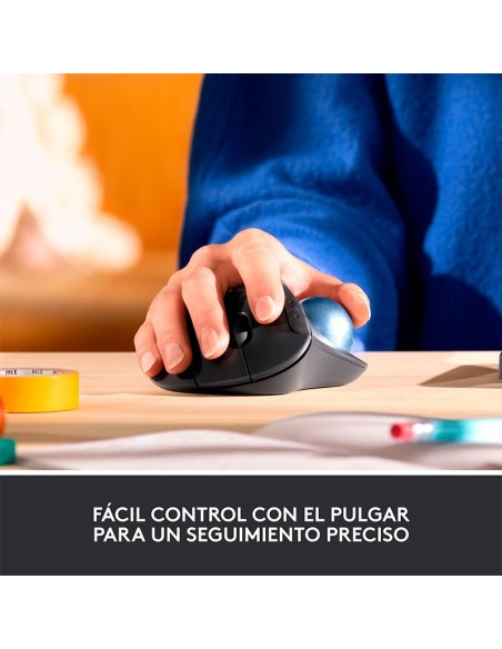 MOUSE LOGITECH ERGO M575S TRACKBALL SILENT ( 910-007031 ) RECEPTOR LOGI BOLT + BLUETOOTH