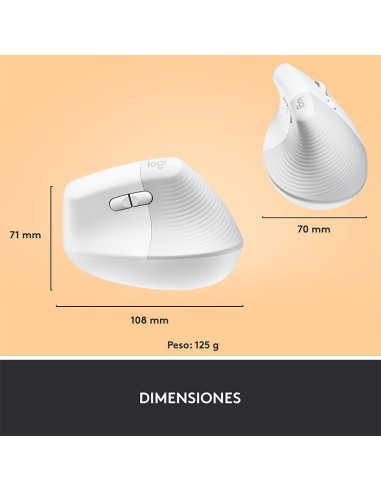 MOUSE LOGITECH LIFT VERTICAL WIRELESS BLUETOOH...