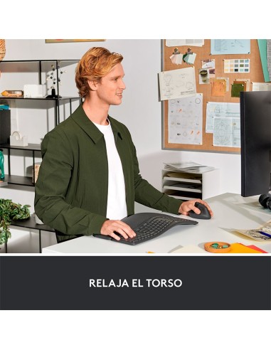 MOUSE LOGITECH LIFT LEFT VERTICAL ERGONOMICO (...