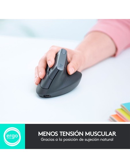MOUSE LOGITECH MX VERTICAL ADVANCE ERGONOMIC ( 910-005449 ) WIRELESS - BT | BLACK