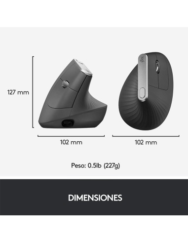 MOUSE LOGITECH MX VERTICAL ADVANCE ERGONOMIC (...
