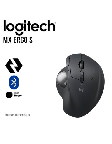 MOUSE LOGITECH MX ERGO S (910-007261) BLUETOOTH| TRACKBALL| BLACK