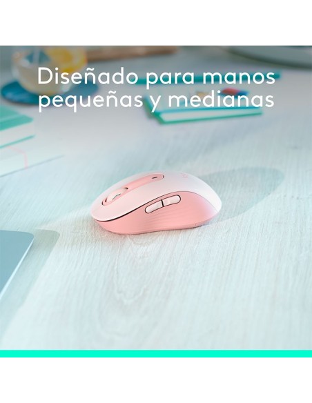 MOUSE LOGITECH SIGNATURE M650 SILET WIRELESS ( 910-006251 ) | BLUETOOTH | ROSADO
