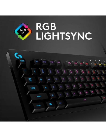 TECLADO GAMER LOGITECH G213 PRODIGY (920-008084) LED-RGB