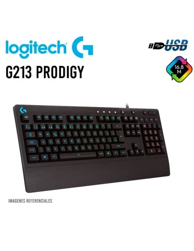 TECLADO GAMER LOGITECH G213 PRODIGY | RGB (920-008084)