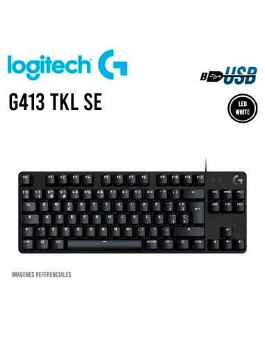 TECLADO GAMER LOGITECH G413 TENKEYLESS SE (...