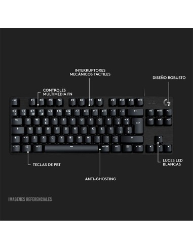 TECLADO GAMER LOGITECH G413 TENKEYLESS SE (...