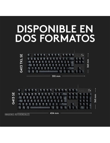 TECLADO GAMER LOGITECH G413 TENKEYLESS SE (...