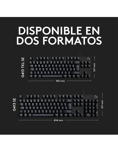 TECLADO GAMER LOGITECH G413 SE ( 920-010433 )...