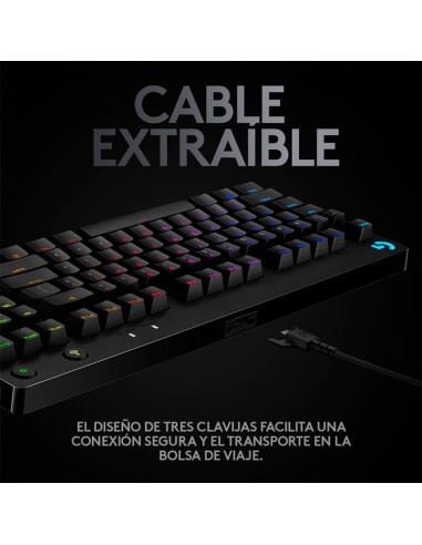 TECLADO GAMER LOGITECH PRO RGB (920-009388)...