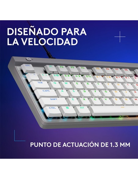 TECLADO LOGITECH G515 TKL ( 920-012869 ) WHITE | GL TACTILE | LED-RGB