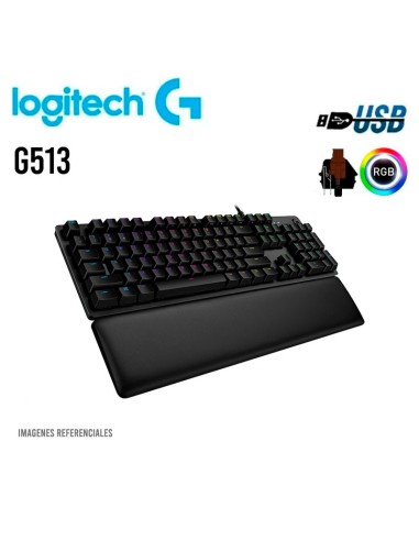 TECLADO GAMER LOGITECH G513 CARBON ( 920-009322...