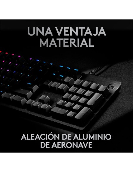 TECLADO GAMER LOGITECH G513 CARBON ( 920-009322 ) SWITCH GX BROWN TACTILE | LED-RGB