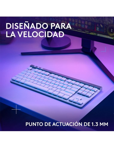 TECLADO LOGITECH G515 WHITE LIGHTSPEED TKL (...