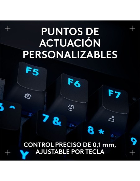 TECLADO LOGITECH PRO X TKL RAPID ANALOGO ( 920-013131 ) WIED USB-C | SWITCH MAGNETIC ANALOG | LED-RGB
