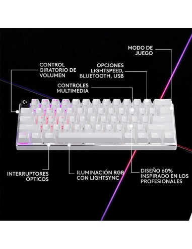 TECLADO LOGITECH G PRO X 60 LIGHTSPEED (...