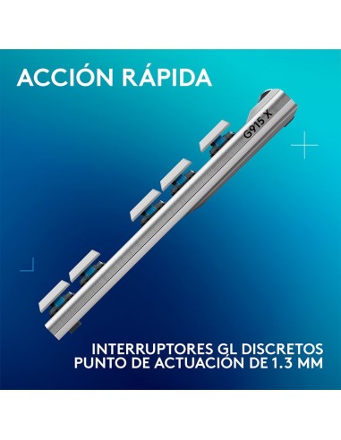 TECLADO LOGITECH G915 X LIGHTSPEED TKL (...