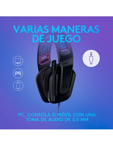 AUDIFONO GAMER LOGITECH G335 ( 981-000977 )...