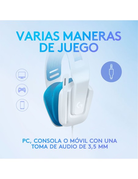 AUDIFONO GAMER LOGITECH G335 ( 981-001017 ) MULTI-PLATAFORMA | WHITE
