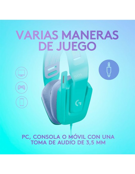 AUDIFONO GAMER LOGITECH G335 ( 981-001023 ) MULTI-PLATAFORMA | MINT