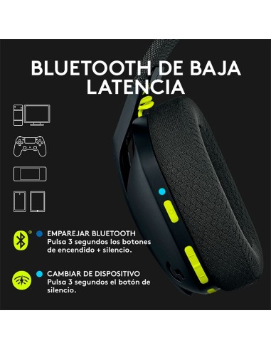 AUDIFONO GAMER LOGITECH G435 LIGHTSPEED (...