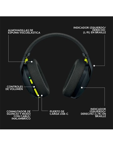 AUDIFONO GAMER LOGITECH G435 LIGHTSPEED (...