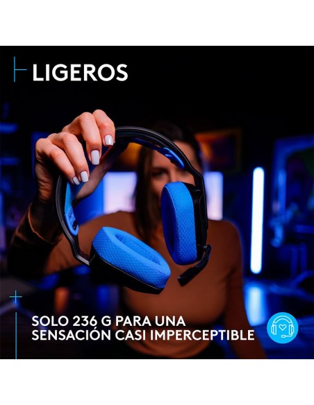 AUDIFONO GAMER LOGITECH G535 LIGHTSPEED ( 939-002218 ) WIRELESS | PS5 - PS4 - PC - MAC