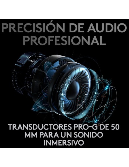 AUDIFONO LOGITECH G PRO X BLACK LIGHTSPEED WIRELESS (981-000906)