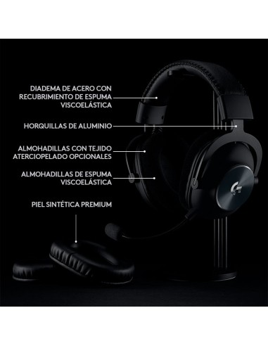 AUDIFONO LOGITECH G PRO X BLACK LIGHTSPEED...