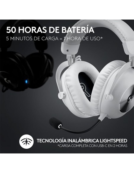 AUDIFONO LOGITECH G PRO X 2 LIGHTSPEED WIRELESS (981-001268)BLANCO |BT|3.5MM