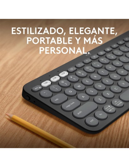 TECLADO LOGITECH PEBBLE KEYS 2 K380S GRAPHITE ( 920-011783 ) WIRELESS| BLUETOOTH