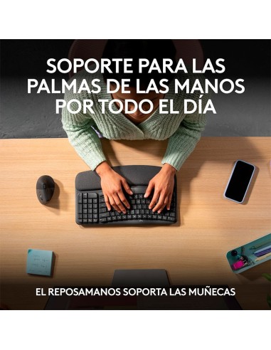 TECLADO LOGITECH ERGO WAVE KEYS ( 920-012278 )...