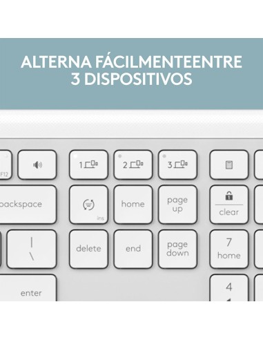 TECLADO LOGITECH SIGNATURE SLIM K950 BLANCO (...