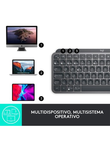 TECLADO LOGITECH MX KEYS MINI MULTI DEVICE...