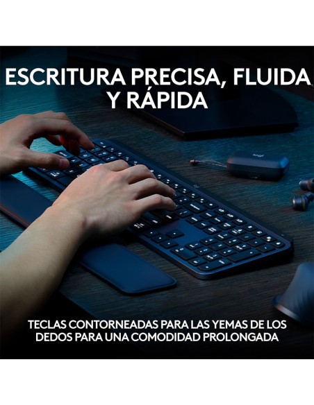 TECLADO LOGITECH MX KEYS S WIRELESS ILLUMINATED BLUETOOTH ( 920-011561 )