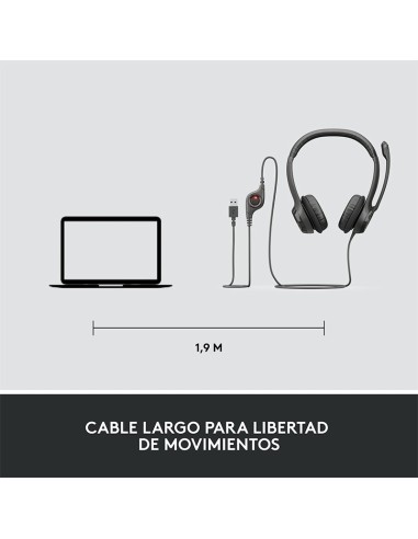 AUDIFONO LOGITECH H390 (981-000014) USB | NOISE...